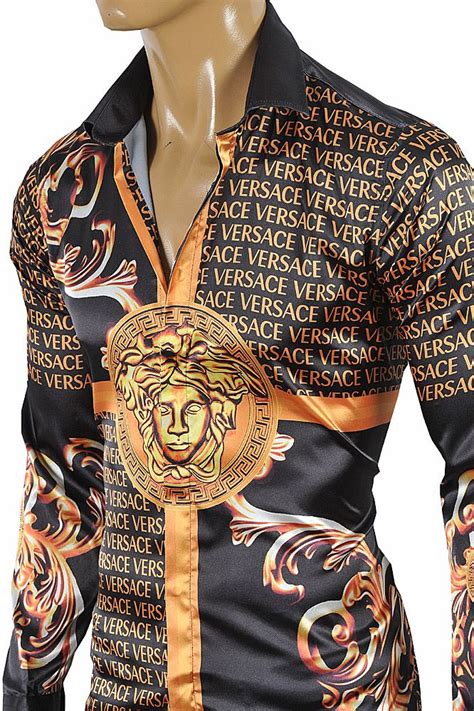 versace belted shirt dress|versace style shirts for men.